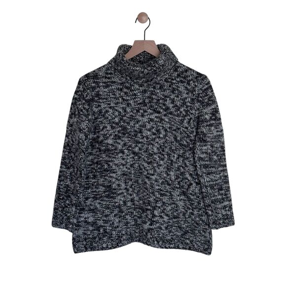 Sundance Sweater Wool Alpaca Blend Gray Turtleneck Chunky Knit Women's Small - Picture 1 of 4
